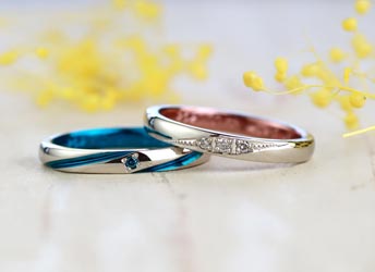 �s���N�ƃu���[�̃R�[�e�B���O�ŉ؂₩�_�C�����茋���w��