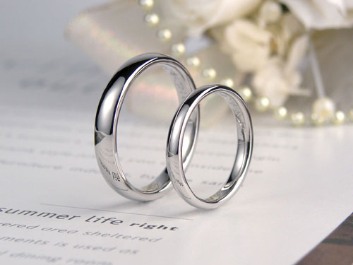 手作り結婚指輪プラチナ