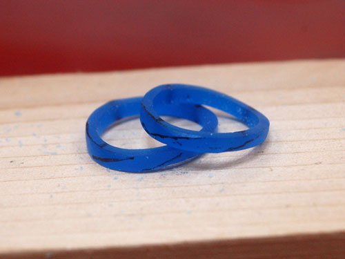手作り結婚指輪の完成した原型