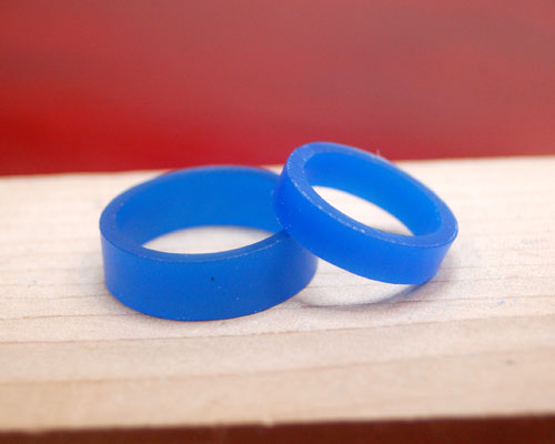 幅広の手作り結婚指輪原型