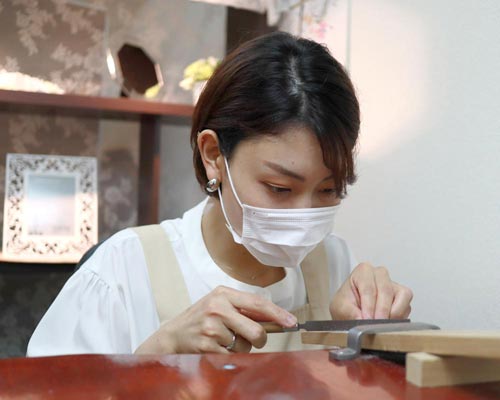 ワックスで結婚指輪作りする大阪のお客様