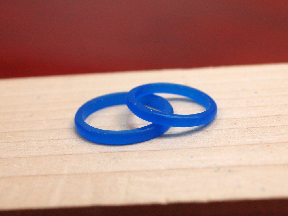 手作り結婚指輪のワックス原型