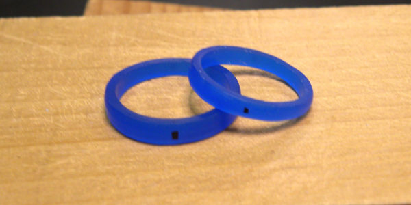 結婚指輪のワックス原型