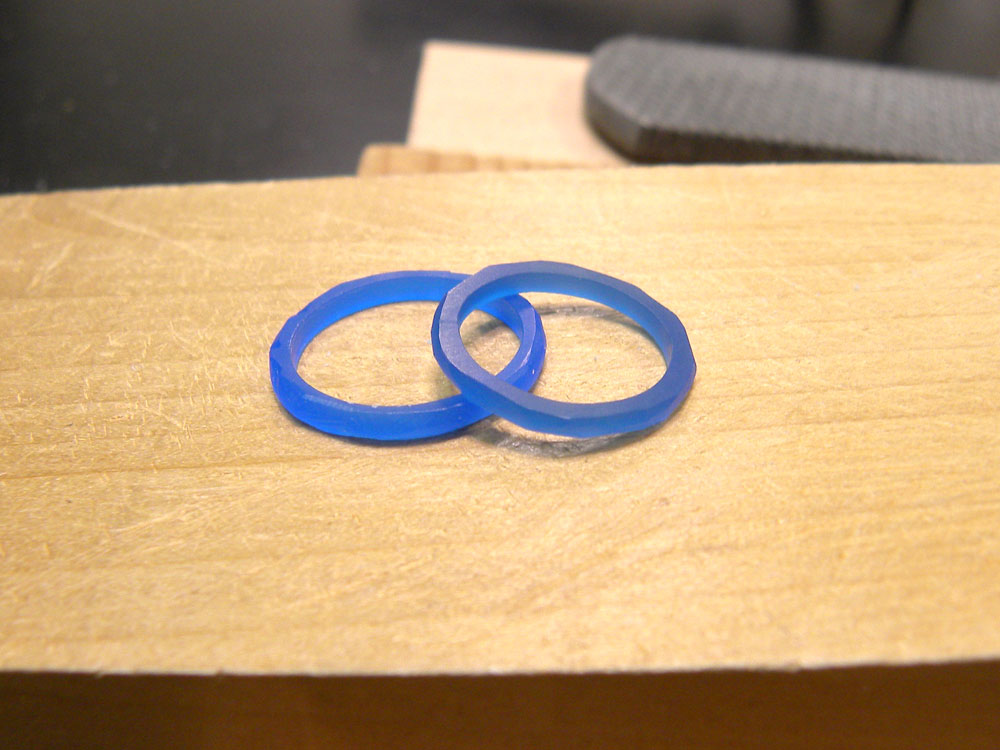 手作り結婚指輪ワックス原型