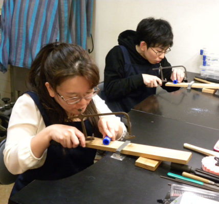 徳島のお客様の手作り作業