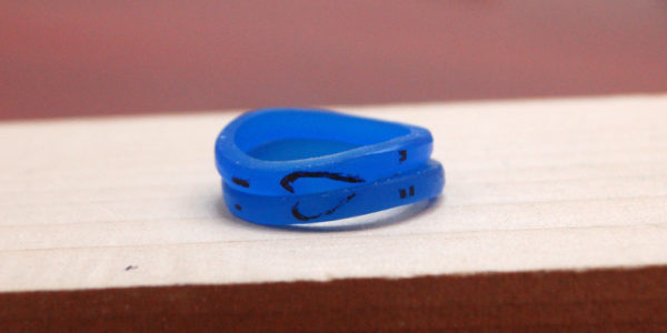 ハートが浮かぶ結婚指輪の原型