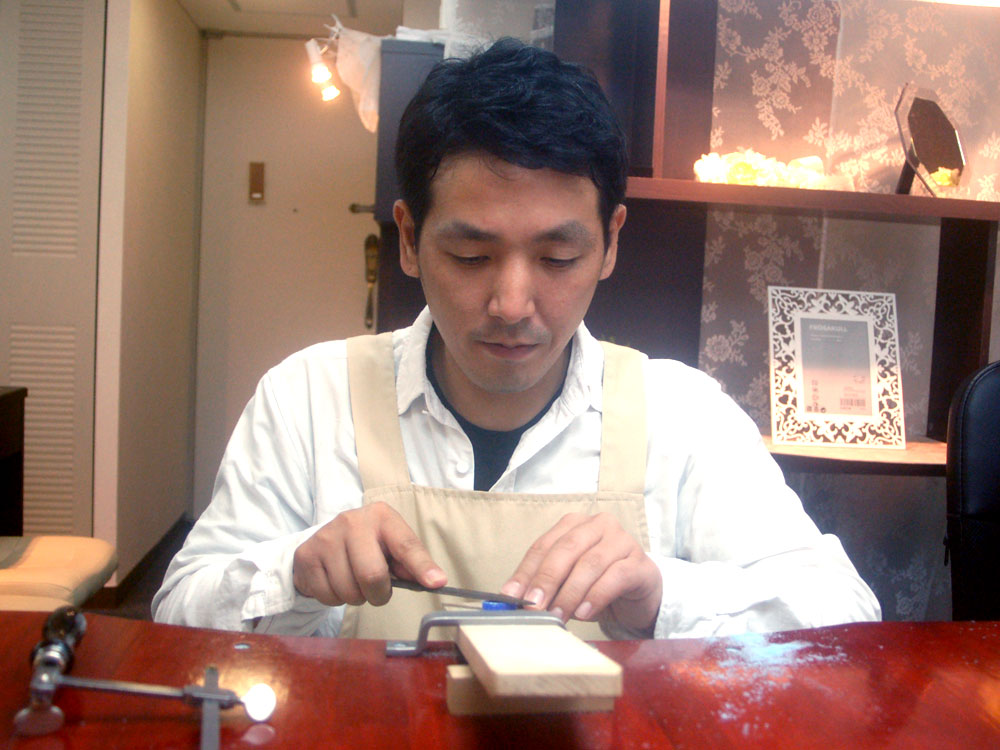 結婚指輪を手作りする大阪のお客様