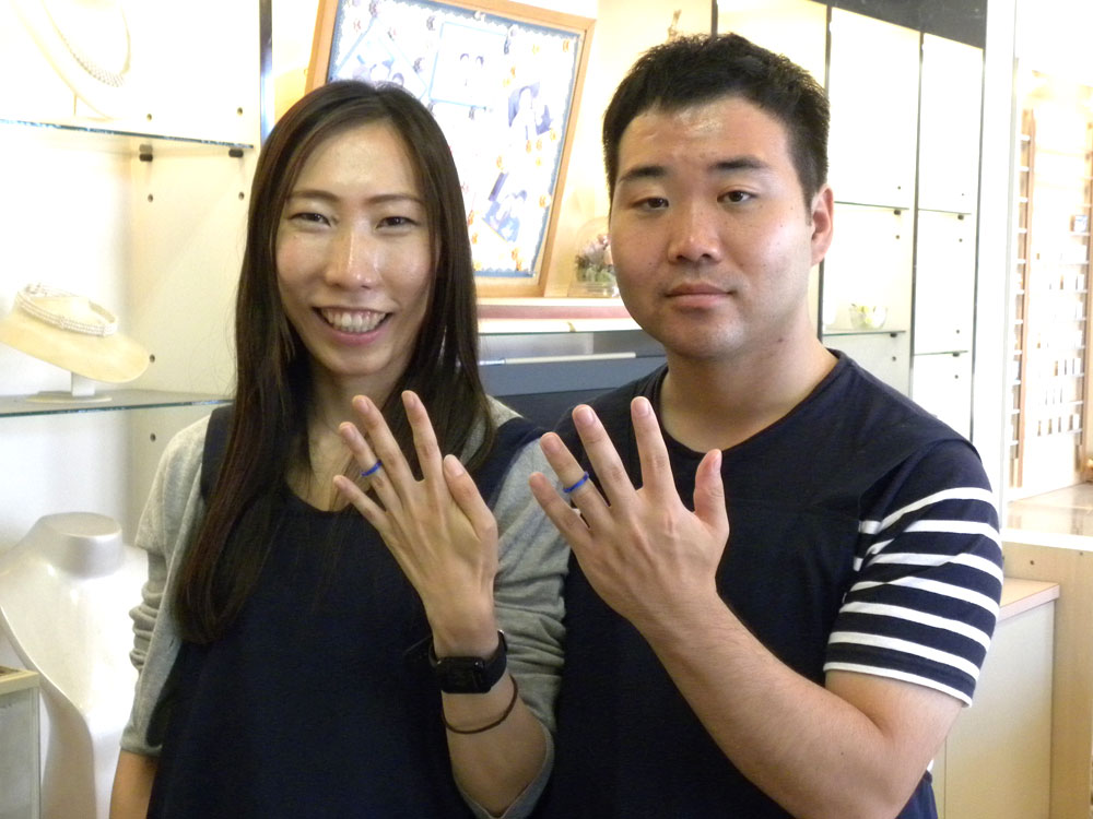 結婚指輪原型が完成した香川のお客様