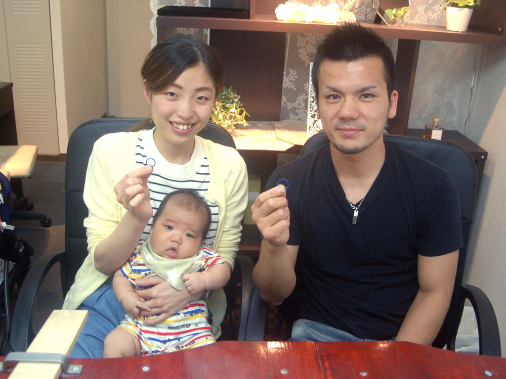 家族で手作りした結婚指輪完成