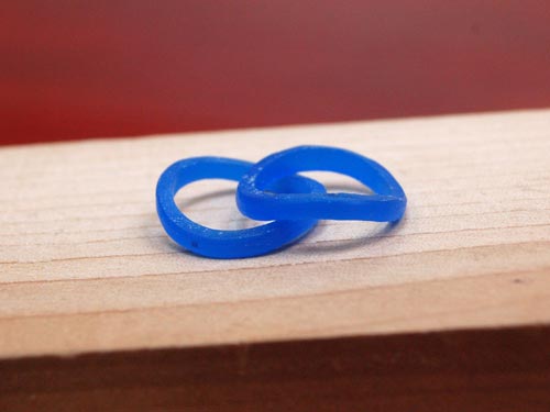 完成した結婚指輪原型