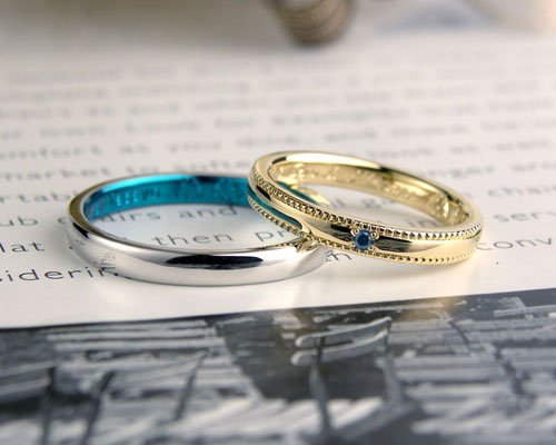 個性的な結婚指輪