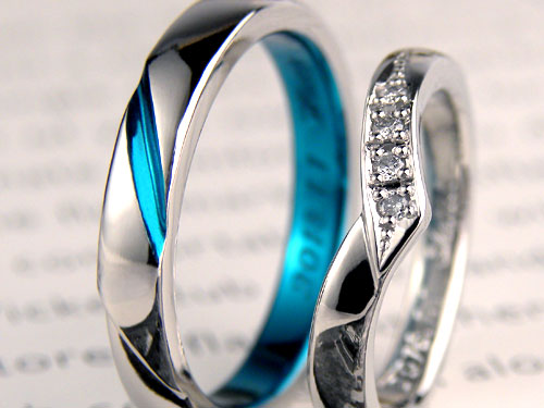 ブルーコート結婚指輪