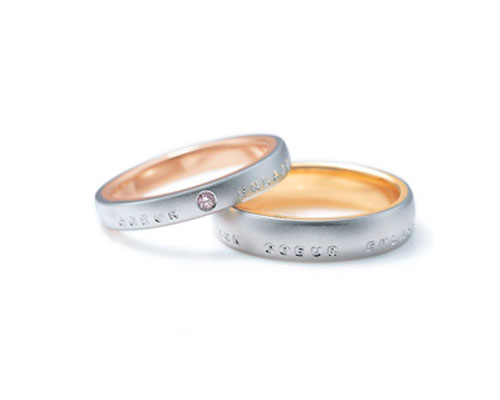 1990年結婚指輪の人気デザインNo.3